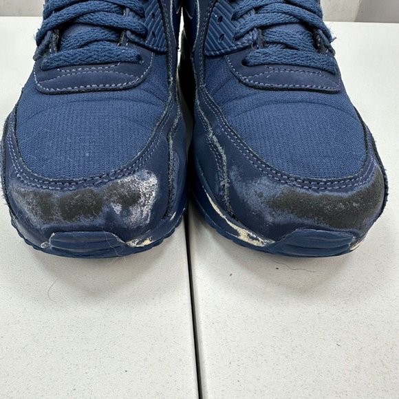 Nike Air Max 90 Navy Blue Shoes Sneakers Size US 8 Casual Outdoor Comfort Y2K - Picture 6 of 11
